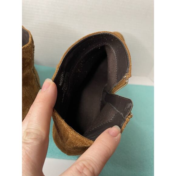 Franco Fortini Women's Brown Suede Boots 122251 Nicolette Size 10 - Picture 8 of 8